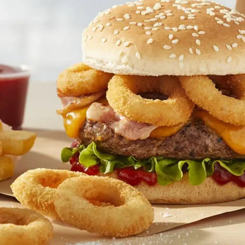 Onion Rings Burger