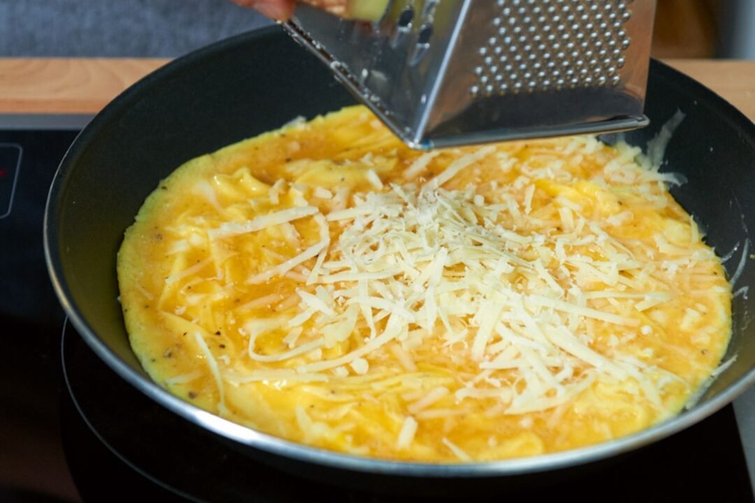 Eier mit Käse